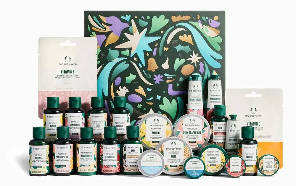 body shop adventskalender 2025 inhoud