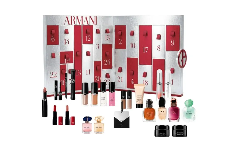 Armani adventskalender 2026 inhoud