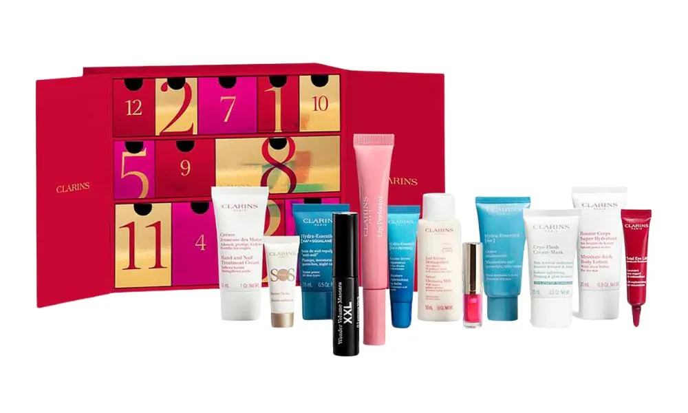 Clarins 12-day beauty adventskalender 2026