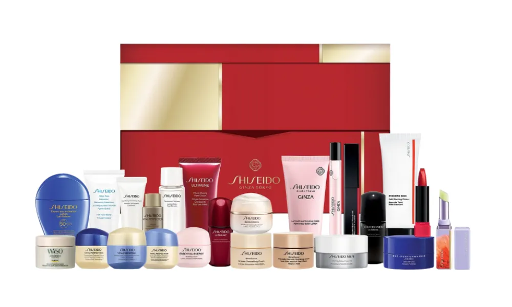 Shiseido adventskalender 2026 inhoud