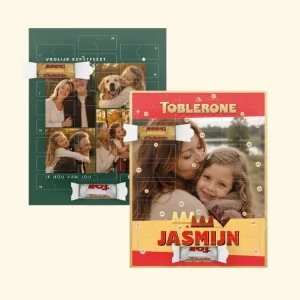 Toblerone gepersonaliseerde adventskalender 2026