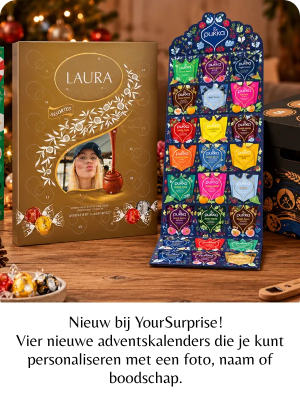 yoursurprise gepersonaliseerde adventskalenders 2026